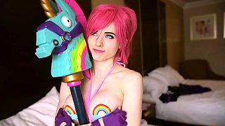 Teen solo anal masturbation