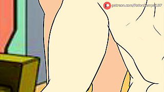 Amy Wong + Velma and Daphne Scooby Doo + Hinata Naruto - Hentai Compilation