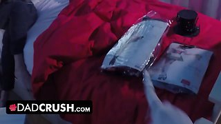 Dadcrush - saucy babe celebrated holloween by getting her narrow twat plowed hard by Big Cock