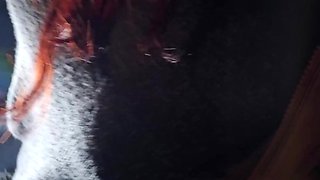 The girl at the bookstore takes the condom off me in the car - Big tits