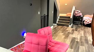 Hot blonde slut suck BBC after hard anal pounding live at se