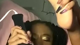 Mini Stallion - Hot Ebony Teen Squirts Hard & Moans Loud