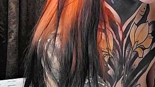 Split Tongue Tattooed Baddie