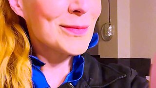 Latex slut solo anal masturbation