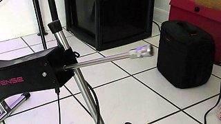 Huge Sex Machine Wrecks Daddys Bum