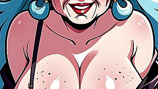 Biggest Boobs Cartoon Granny XXX