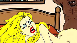 Married Housewife Maria Spreads Her Legs and Becomes a Slut Wife. Cartoon Hentai