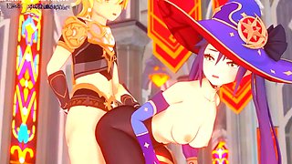 Hard sex, genshin impact mona, hardcore