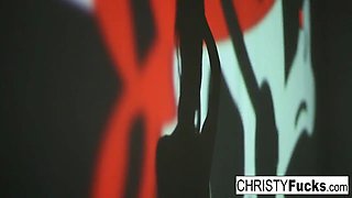 Christy the Pirate plays with her amazing ass and tight wet