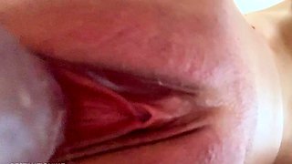 Horny Choco girlfriend pussy licked in close up in POV