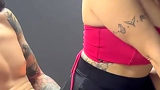 Secretary Takes Creampie in Boss's Ass in Office - Deep Cumshot in Close up