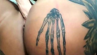 Big boobs webcam slut toys her asshole