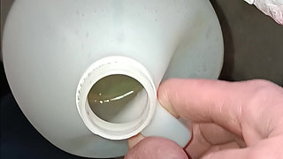 Bottle Peeing in A Storage Unit