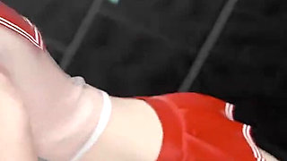 [mmd] Chocolate Cream Jk; Sexy College Girl Uniform; Ultra-short Skirt; White Stockings; Red-soled High Heels