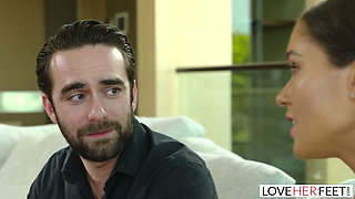 Sloppy Blowjob And Feet Sucking By Kinky Teen Zoe Bloom