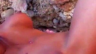 Pierced babe gets deepthroat and anal fuck in outdoor activities