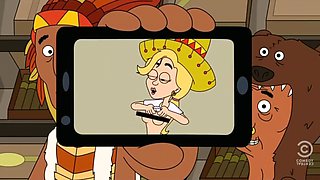 Funny nude moments from Brickleberry & Paradise PD