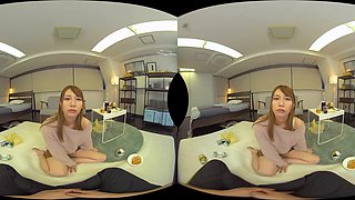 Japanese POV Ignites Wild Brunette Passion in Virtual Reality