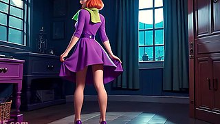 Daphne Explored a Mystical house and got a Huge Anal Creampi