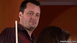 Stranger fucks his sexy wife