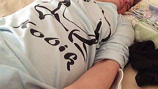 He Captured My Huge Squirt with His Cell While Jerking off