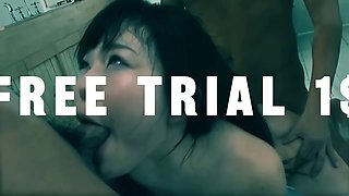 Wild JAV Star Reiko Kobayakawa Takes Two Cocks In Naughty Blowjob Delight