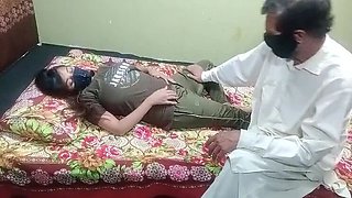 Desi Indian Bahu Fucked Hard by Old Susar in Doggy Style - Hindi Audio XXXXX