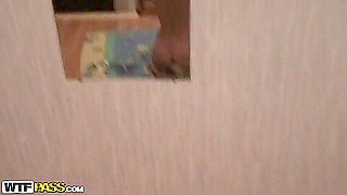 Nickel in horny guy fucking a gal in a home made video