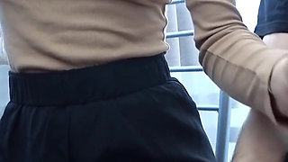 Hot Classmate Jerks off and Sucks Under the School Desk!