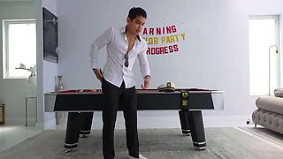 Broke mom fucks her sons friend at a bachelor party