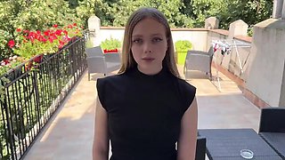 I Let My Cute Slim Friend Stay At My House For a Night If She Pleases Me With BJ & Lets Me Fuck Her