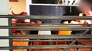 Bald dude fucks sweet brunette hardcore after hot blowjob