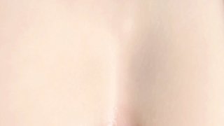 Brunette Tranny jerking in hard dick in solo Webcam