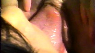 Tanned pussy licking lesbians with big boobs playing on bed