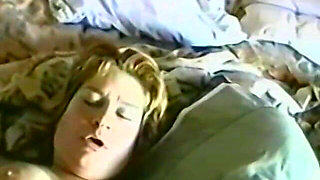 Blonde Sucks Dick Then Takes on Two Dildos