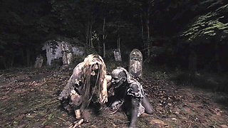 X Virtual 11 Walking Zombies in 180°