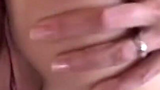 Blonde Slut's Rosebud Prolapse Dripping Wet After Fingering