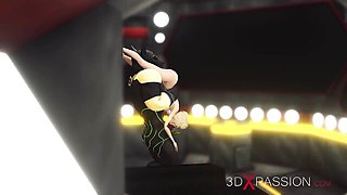 Bewitching Anubis - doggystyle video - 3DXPassion