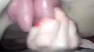 Pumping Her Pussy on Webcam