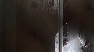 Dick Slipped Into Soapy Vagina of Petite Brunette