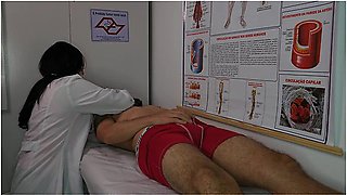 Slutty Nurse Gets Turned On By Patients Erection