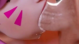 BBC Nymphomaniac Whore Gags on Huge Black Monster Cock Deepthroat