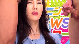 JAV Newscaster Cum Bukkake