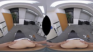 Charming Japanese coquette incredible VR scene