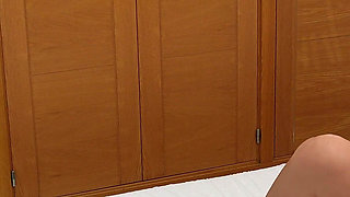 Wife's Horny Girlfriend Heard Us in the Morning and Sneaked in to Our Bedroom to Watch