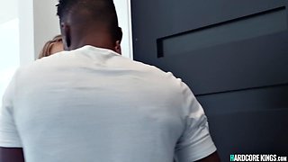 BBC Pounds Young Blondes Hairy Pussy Hardcore