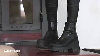Mistress Cassy's Boots Make Slave Cum Hard - Amateur BDSM Femdom
