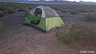 Desert Camping Squirt Session
