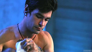 Gorgeous Small-titted Latina Vanessa Sky Goes Nuts With Lucky Fate's Hefty Dick