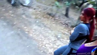 A Walk In The Park with Addison Ryder and Zoey Monroe